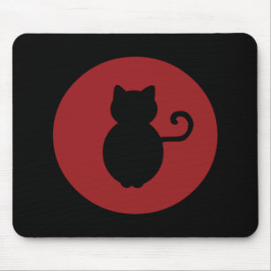 Cat Signal Silhouette Mousepad