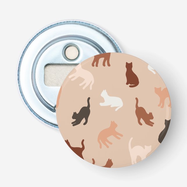 Cat-Silhouette Flaschenöffner (Vorderseite)