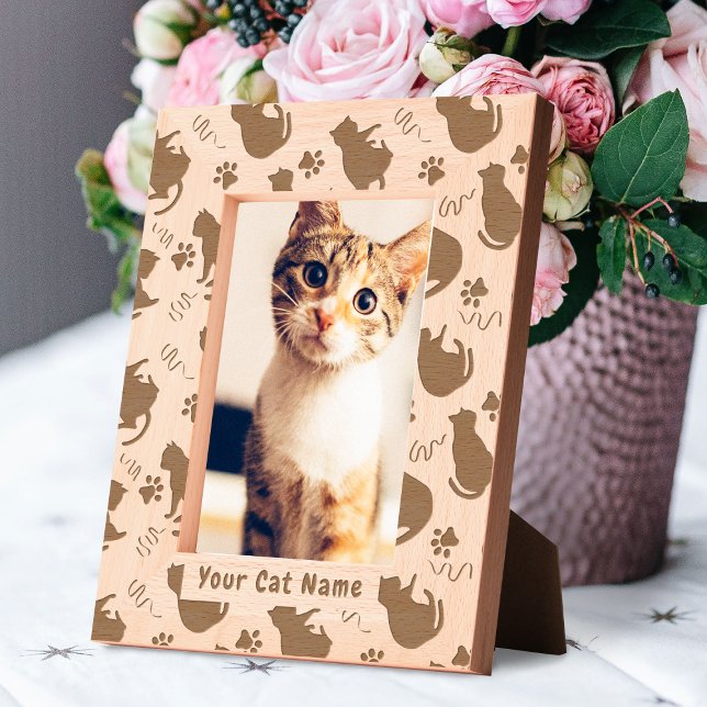 Cat Silhouette Geätzte Rahmen (Von Creator hochgeladen)