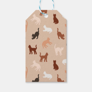 Cat-Silhouette Geschenkanhänger