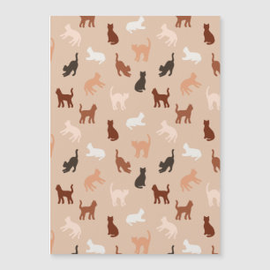 Cat-Silhouette Magnetkarte