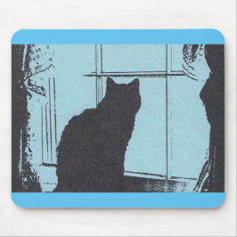 Cat Silhouette Mousepad