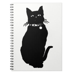 Cat Silhouette Notizblock