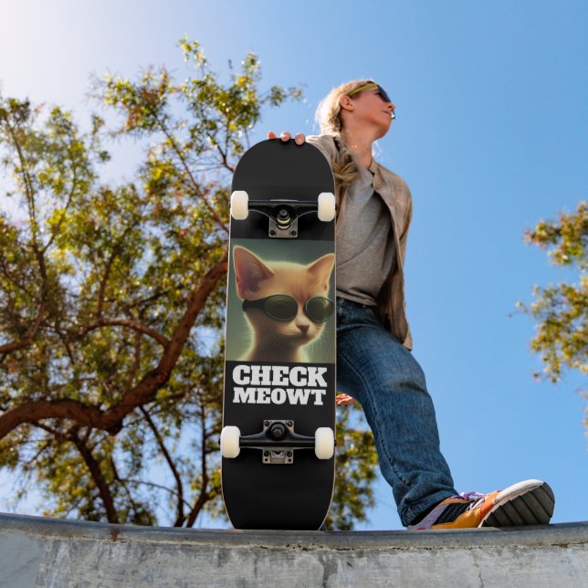 CAT SKATEBOARDS KARO MEOWT SUNGLASSEN (Außenbereich 1)