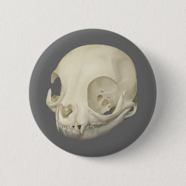 Cat Skull Button