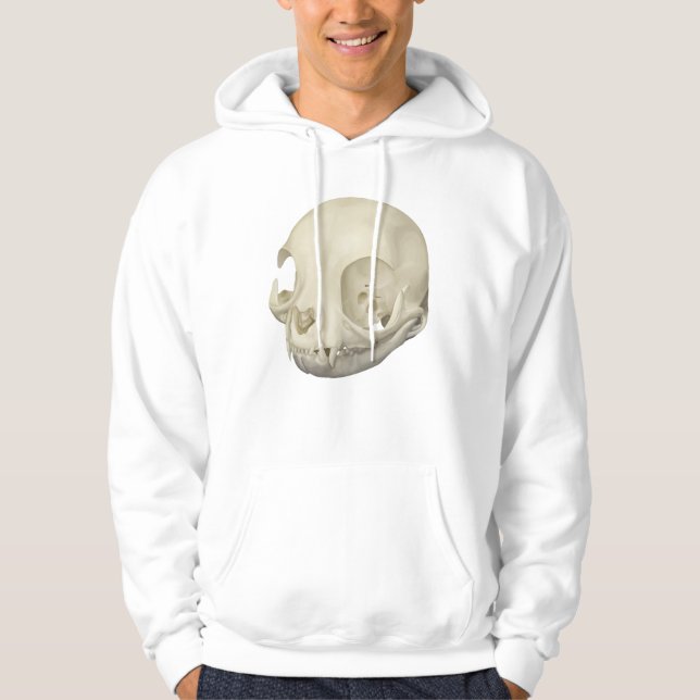 Cat Skull Hoodie (Vorderseite)