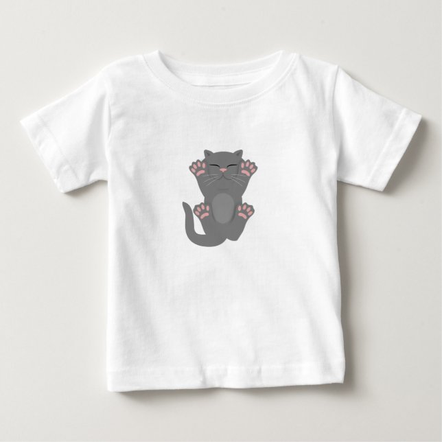 Cat Sleeping Baby T-shirt (Vorderseite)