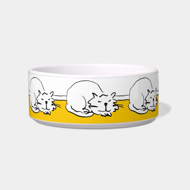 Cat Sleeping Design Napf (Vorderseite)