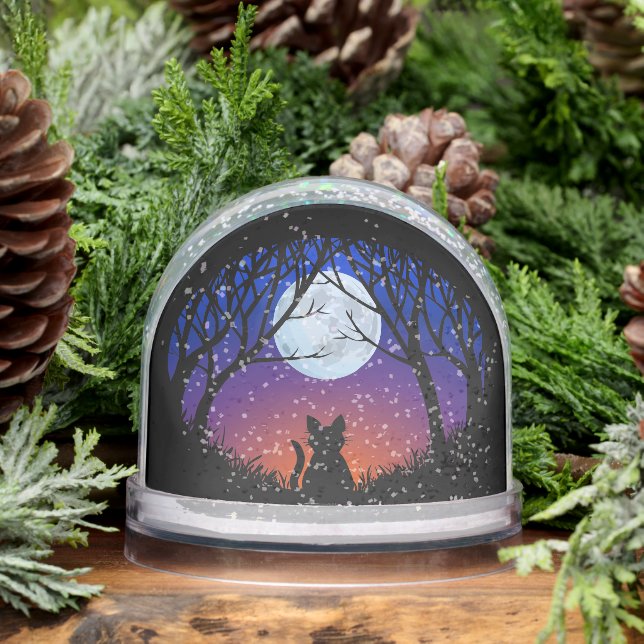 Cat Snow Globe Personalized Cat Lover Snow Globe Schneekugeln (Winter)