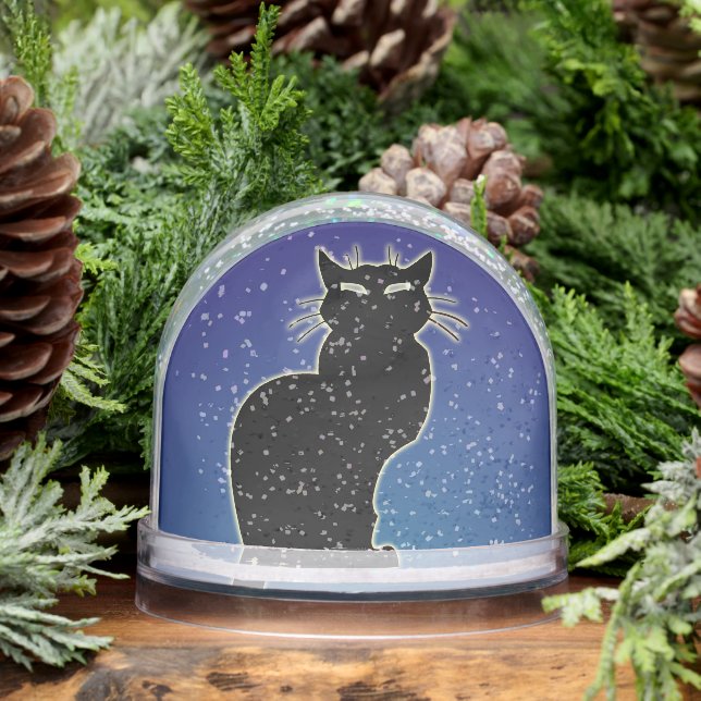 Cat Snow Globe Personalized Cat Lover Snow Globe Schneekugeln (Winter)