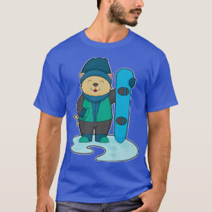 Cat Snowboarder Snowboard Wintersport T-Shirt