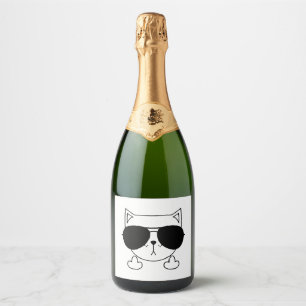 Cat Sonnenbrille Middle Finger