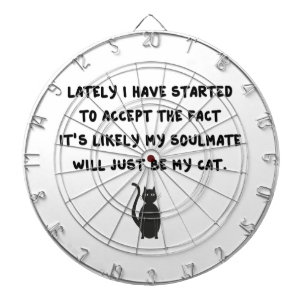 Cat Soulmate Dartscheibe