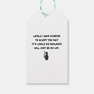 Cat Soulmate Geschenkanhänger