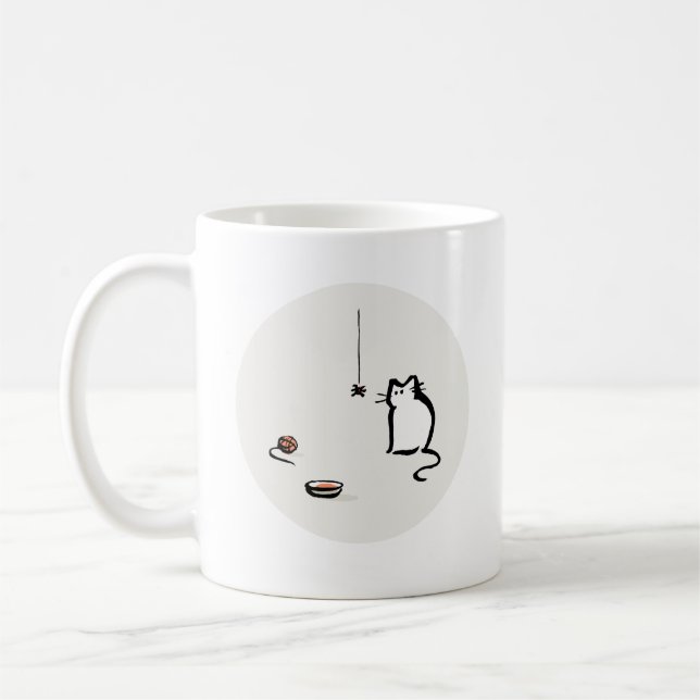 Cat & Spider Mug (Gauche)