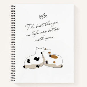 Cat Spiral Notebook - Ideal für Ihre Gedanken Notizbuch