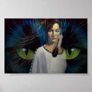 Cat Spirit Poster