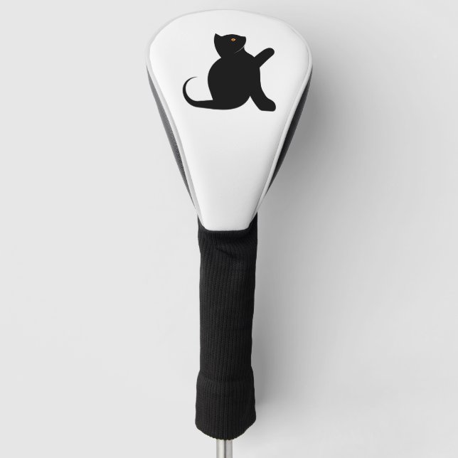 Cat Sprichwort Hello Golf Headcover (Vorderseite)