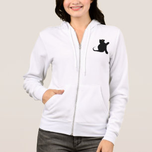 Cat Sprichwort Hello Hoodie