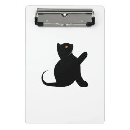 Cat Sprichwort Hello Mini Klemmbrett