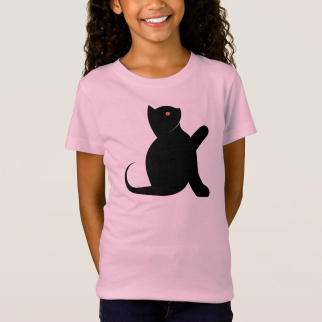 Cat Sprichwort Hello T-Shirt (Vorderseite)