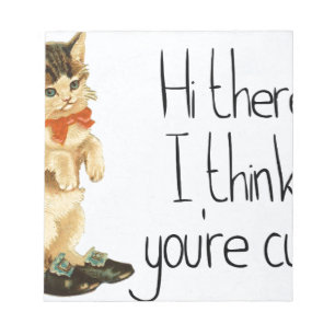 Cat Sprichwort Notizblock