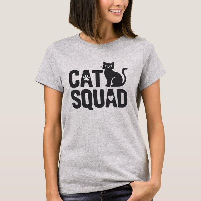 Cat Squad T-Shirt (Vorderseite)