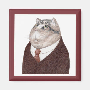 CAT-Square-Magnet Magnet