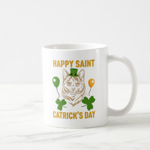 Cat St. Patrick's Day for Cat Lover Kaffeetasse