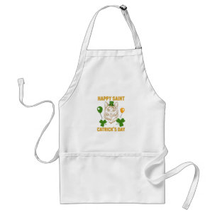 Cat St. Patrick's Day for Cat Lover Schürze