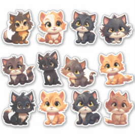 Cat Stickers die Aufkleber