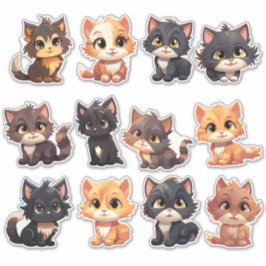 Cat Stickers die Aufkleber