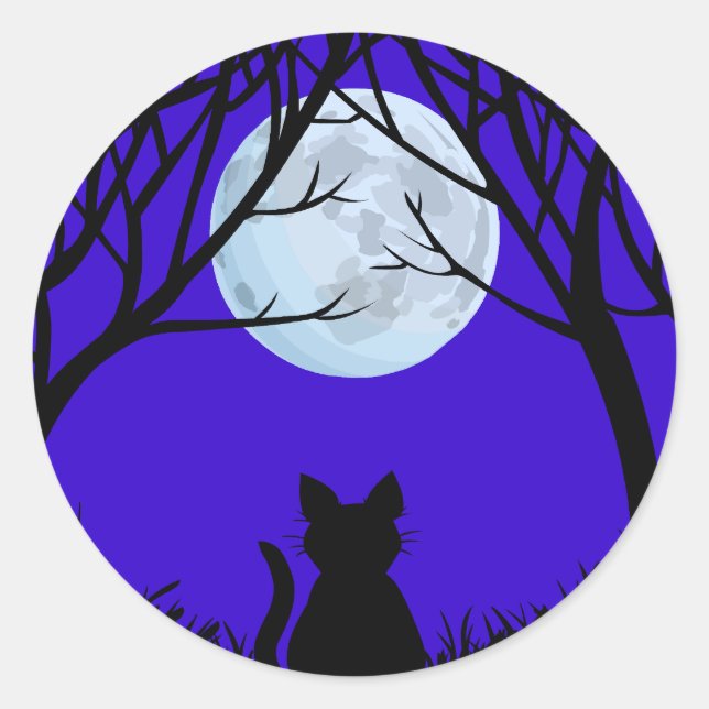 Cat Stickers Fun Halloween Cat Stickers (Vorderseite)