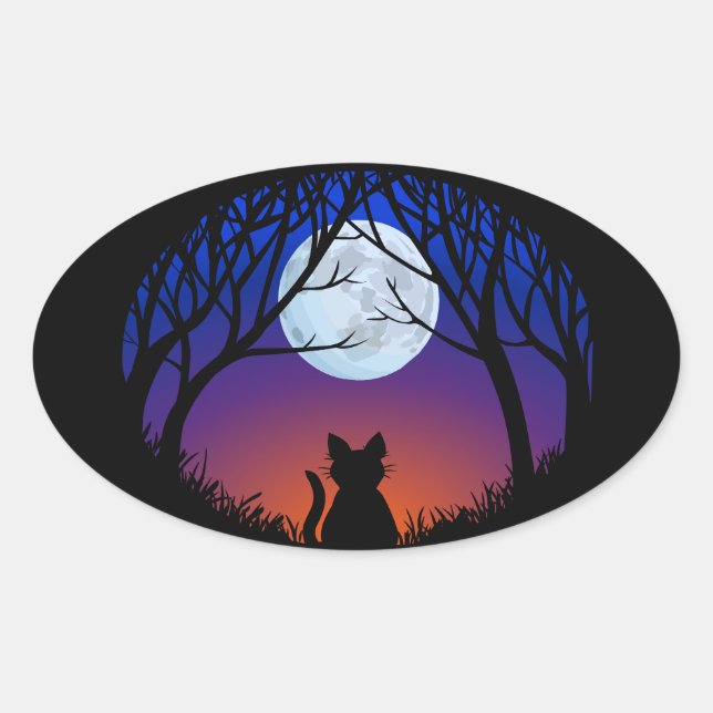 Cat Stickers Spaß Halloween Cat Stickers Cat Lover (Vorderseite)