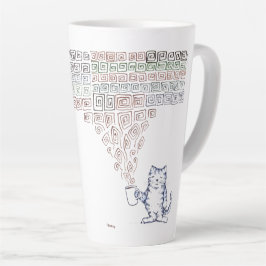 Cat Strong Coffee Milchtasse