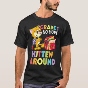 Cat Student zurück zur Schulstufe 1 kein Kit mehr T-Shirt