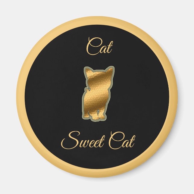 Cat Sweet Cat Magnet (Vorne)