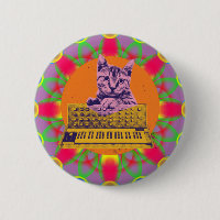 Cat Synthesizer Music Producer Design