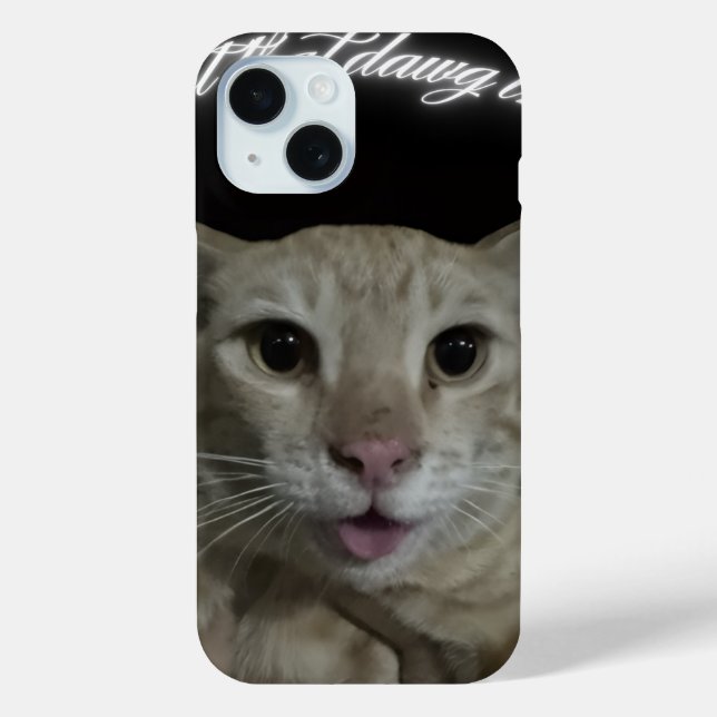 Cat T - Shirt Case-Mate iPhone Hülle (Rückseite)