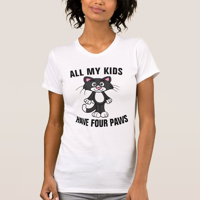 CAT-T - SHIRT - MEINE KINDER (Vorderseite)
