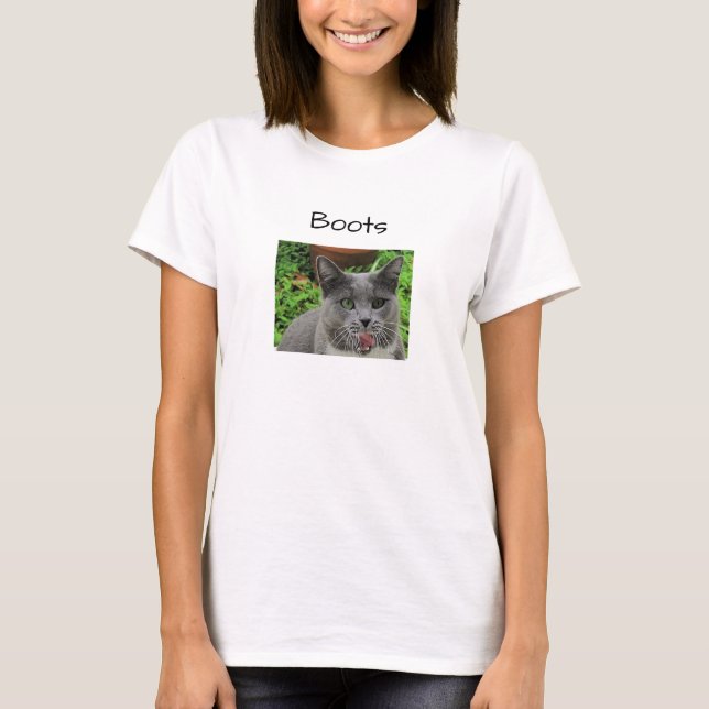 Cat T - Shirt personalisiert (Vorderseite)