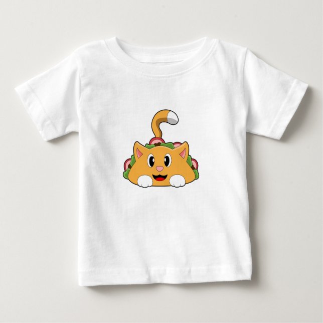Cat Taco Baby T-shirt (Vorderseite)