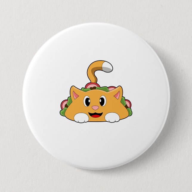 Cat Taco Button (Vorderseite)