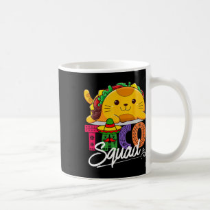 Cat Taco Squad Cinco De Mayo Cute Funny Mexikanisc Kaffeetasse