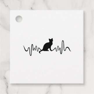 Cat Tasse - Cat Heartbeat Tasse Geschenkanhänger