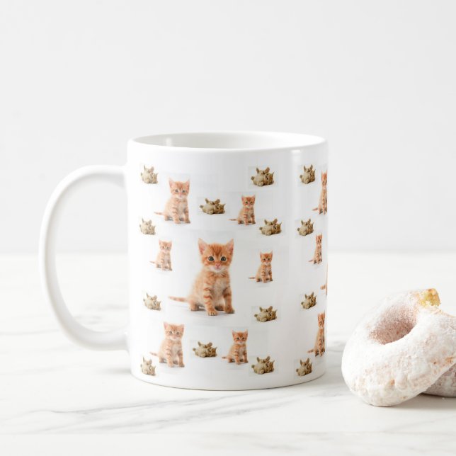 Cat-Tasse Kaffeetasse (Mit Donut)