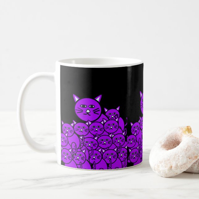 Cat-Tasse Kaffeetasse (Mit Donut)