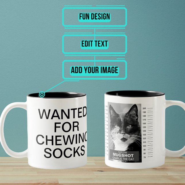 Cat Tasse Shot Tasse (Do you have a cat who has a certain reputation? Here is the perfect funny gift for them.)