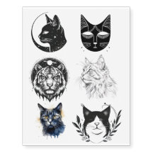 Cat Temporary Tattoos