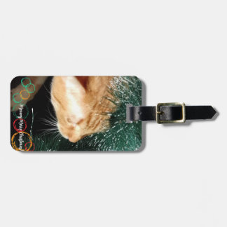 Cat Text Foto , Anpassen, Weihnachten, Gepäckanhänger
